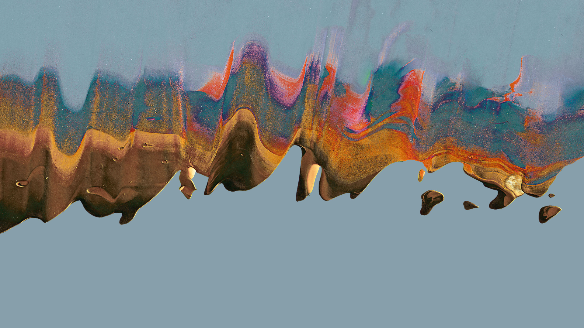 Colorful waves in the background